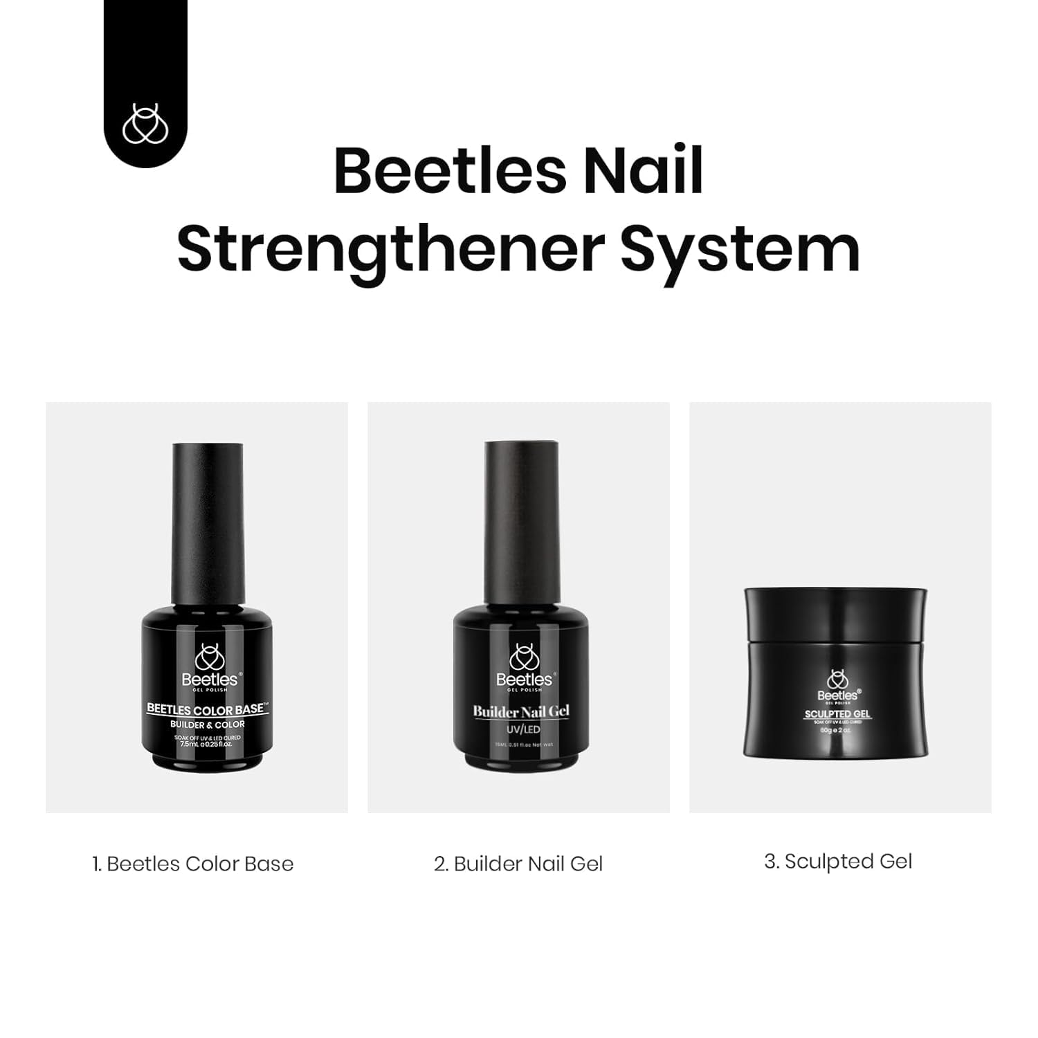 Beetles Rubber Base Gel in a manicure setting showing professional results at home