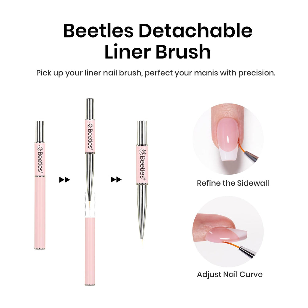 Beetles salon lifestyle shot with technician curing nails, showing professional results quickly