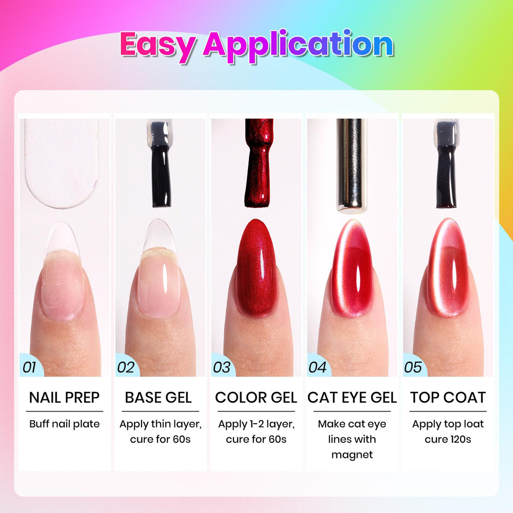 beetles Gel Polish bottle in hand for scale, indicates compact portable size and travel-friendly kit