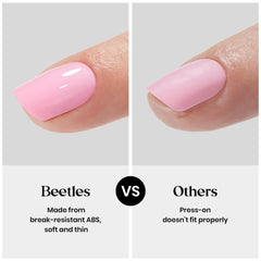 beetles scale comparison hand model illustrating short almond length practical for daily tasks