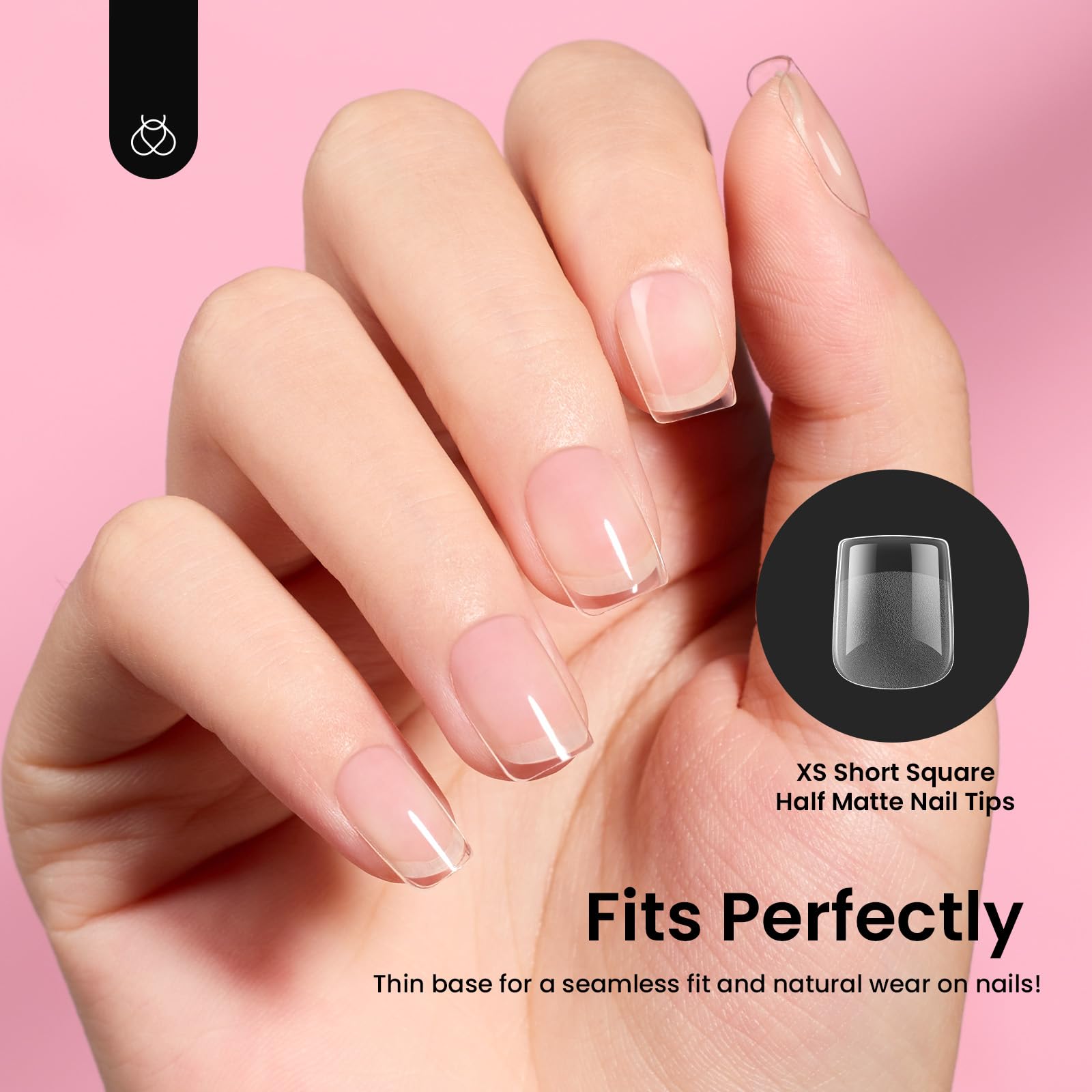 beetles tips beside fingers to show scale and realistic nail length