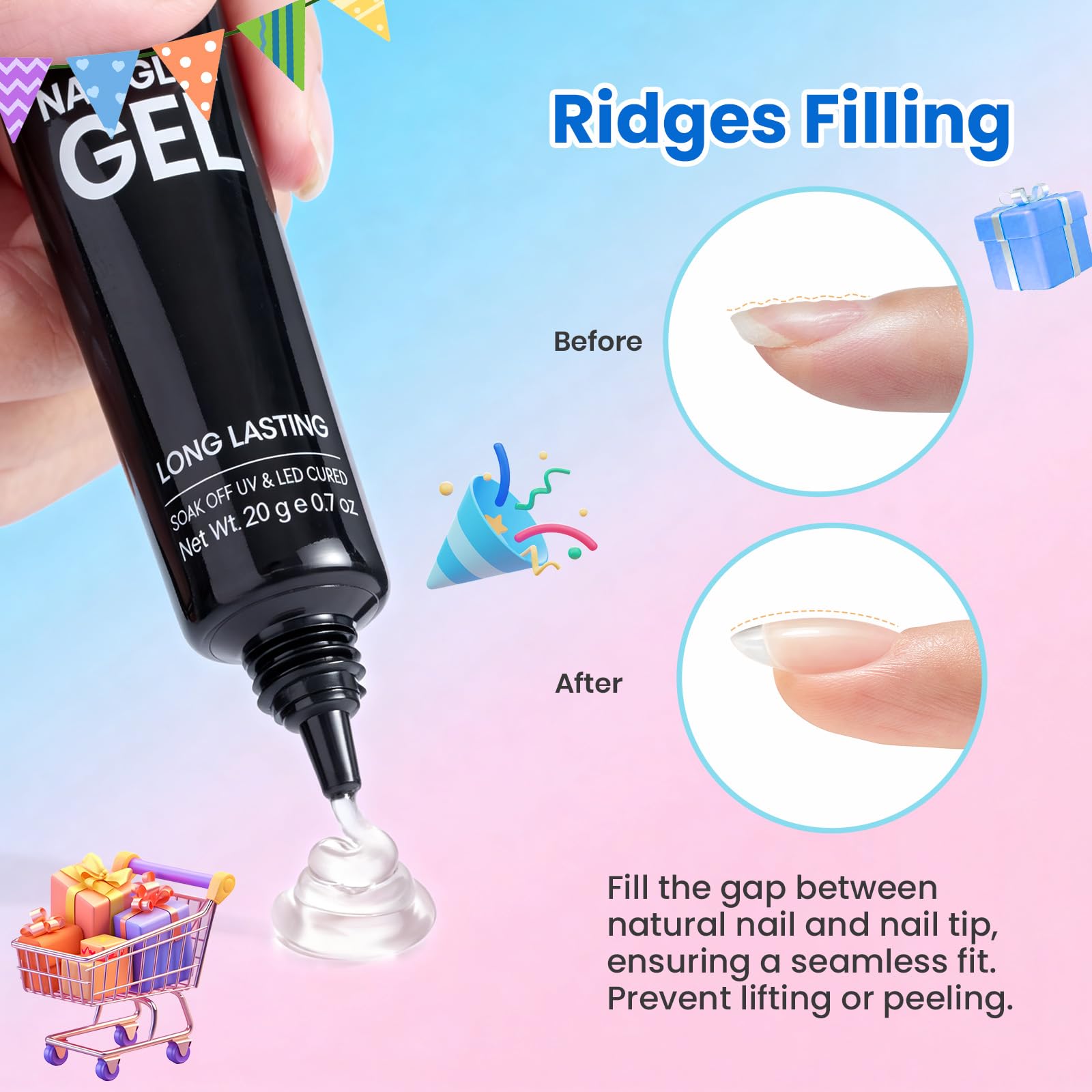 Beetles 20g tube next to ruler showing compact size and travel-friendly convenience