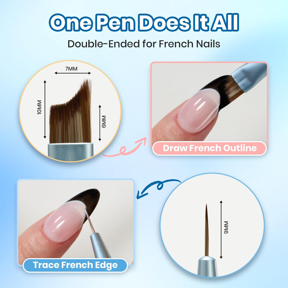 beetles brush next to ruler showing compact salon-friendly size