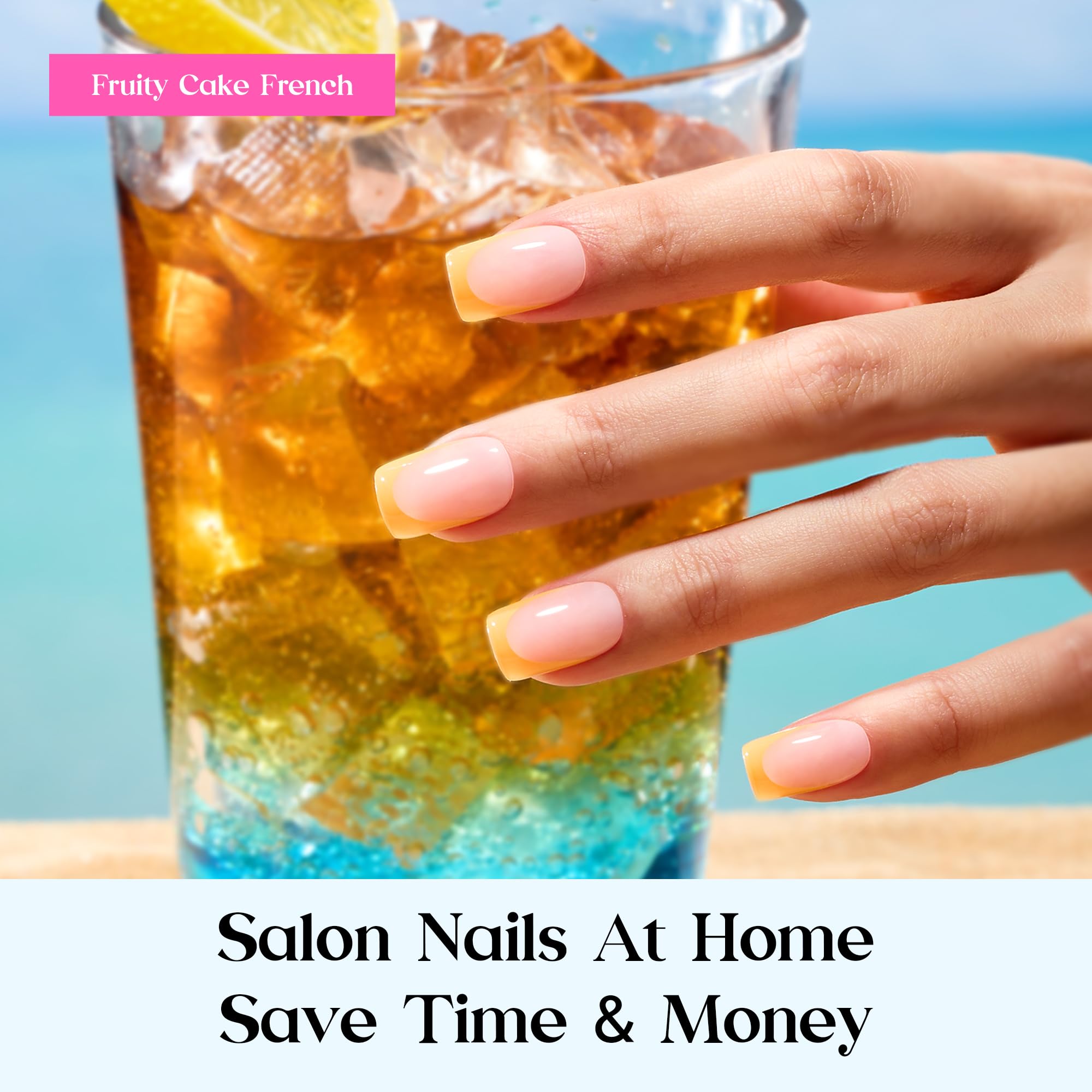beetles seven color spread of neon French tips for versatile styling