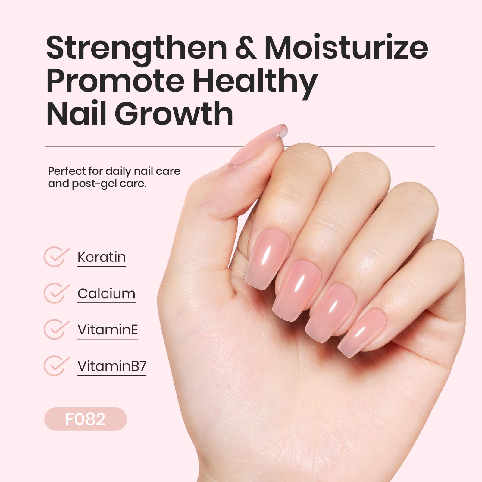 beetles shades swatches fanned on nails showing versatile nude options