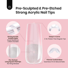 beetles Gel Polish organized tips by size 00–14, helps quick size matching benefit