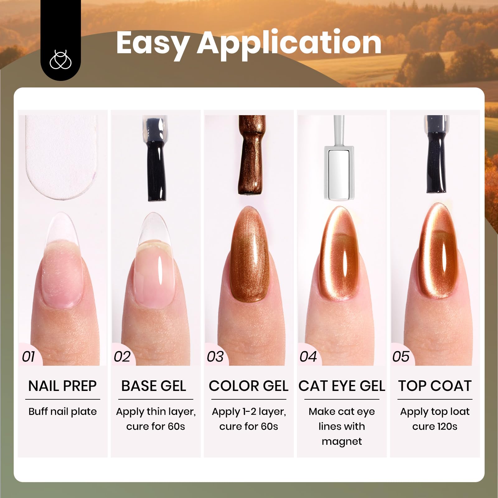 beetles bottle beside finger showing product size and scale