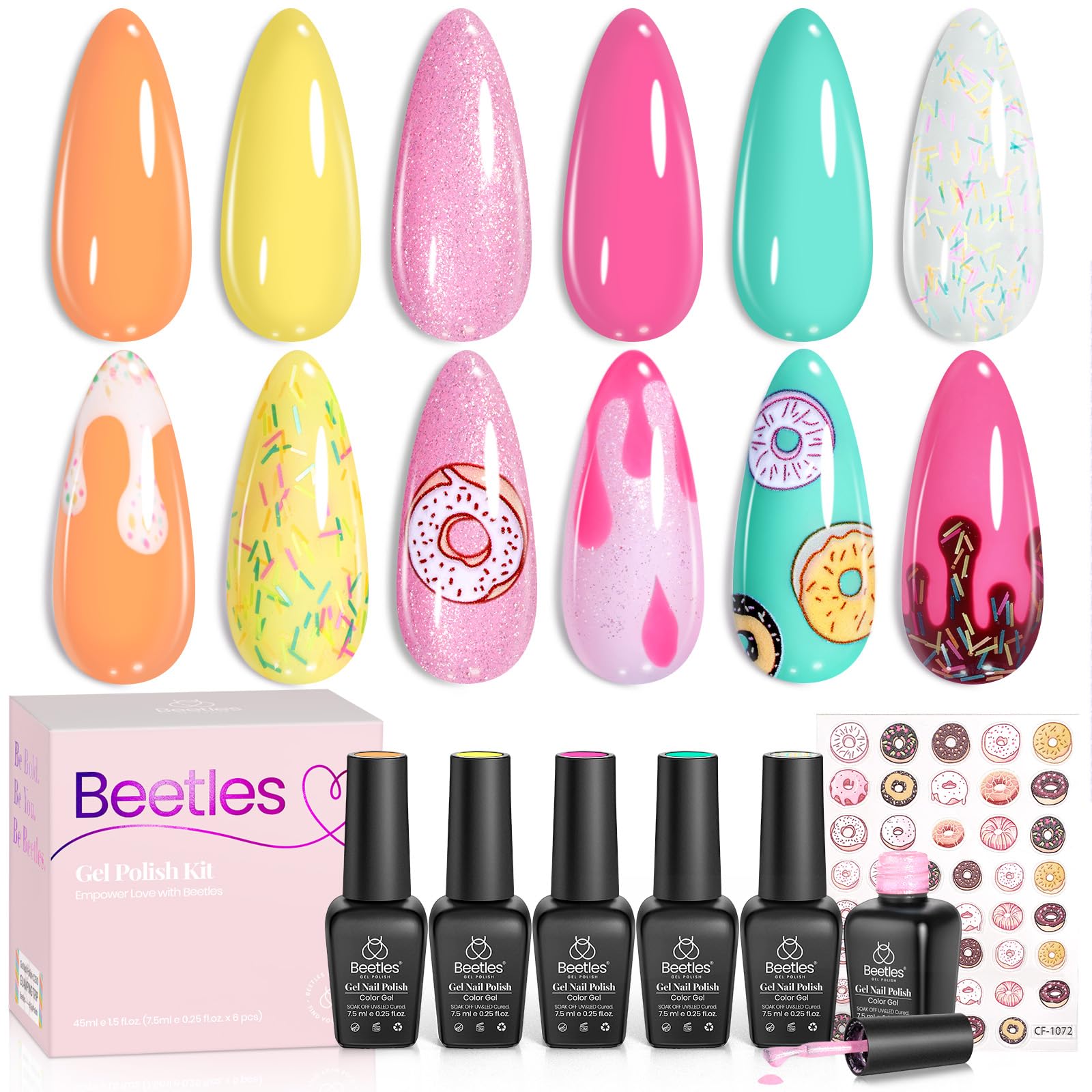 beetles size comparison bottles in hand demonstrating compact, travel‑friendly kit