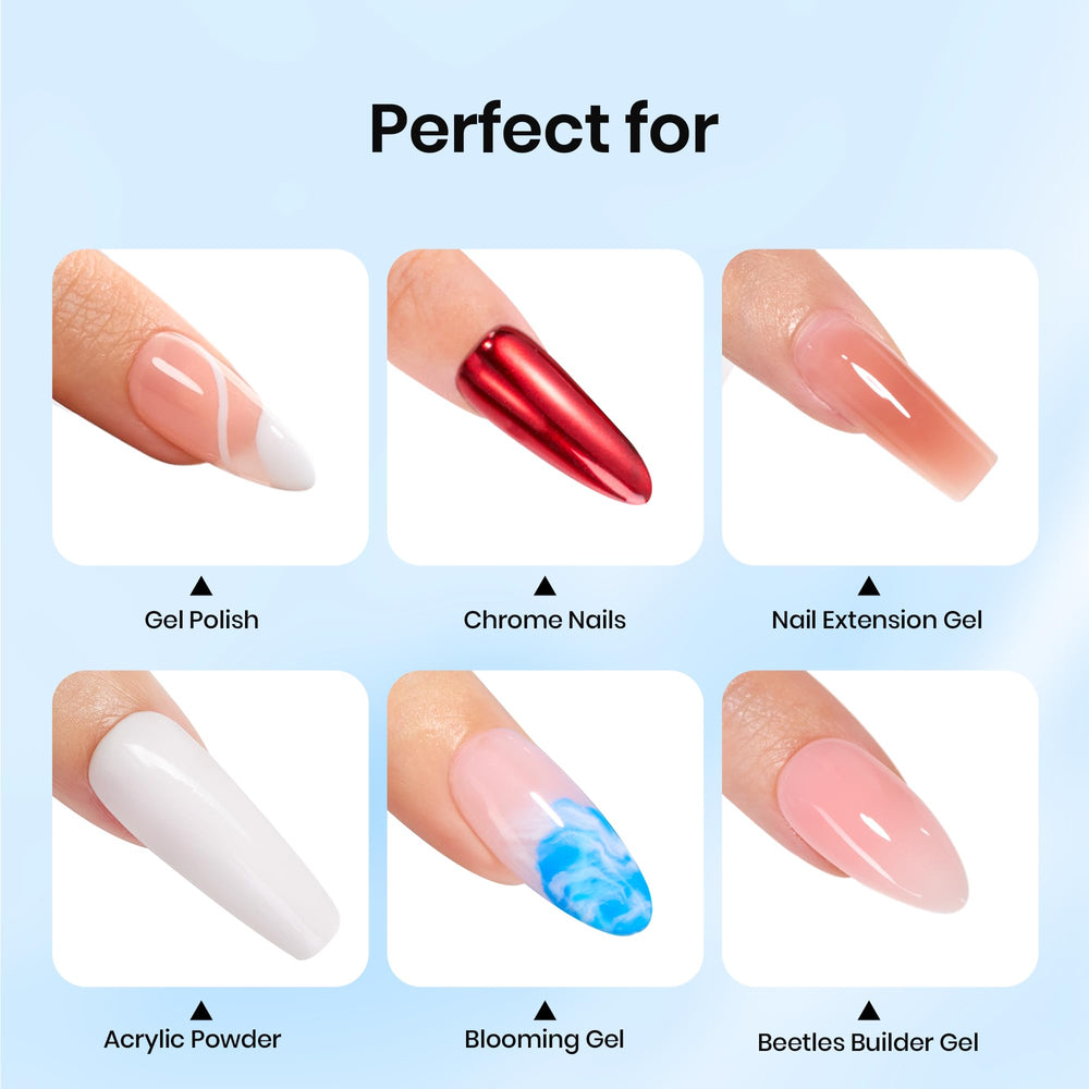 beetles size comparison hand holding bottle to show 15ml compact travel benefit