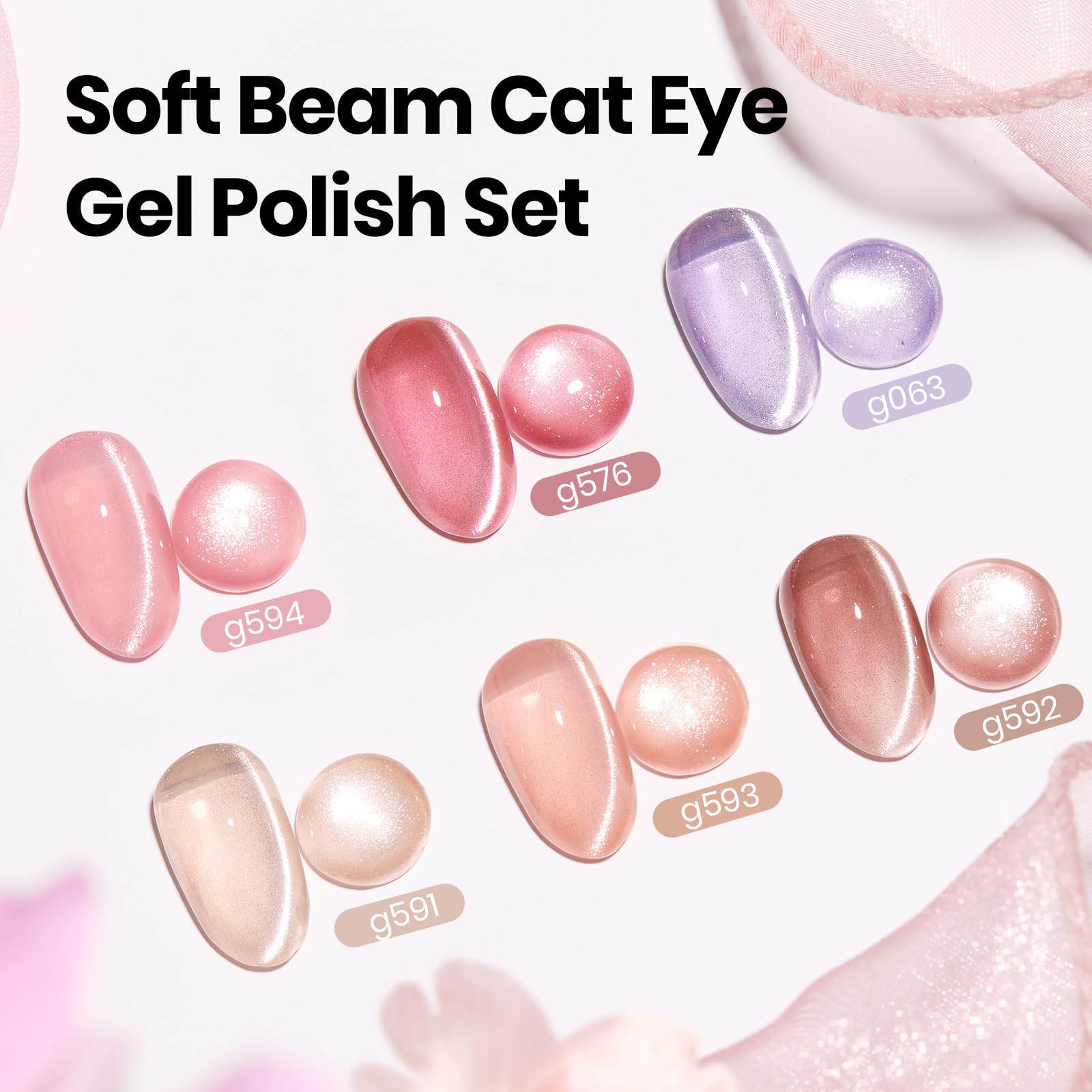 beetles Gel Polish arranged color swatches displaying nude pink brown purple shades
