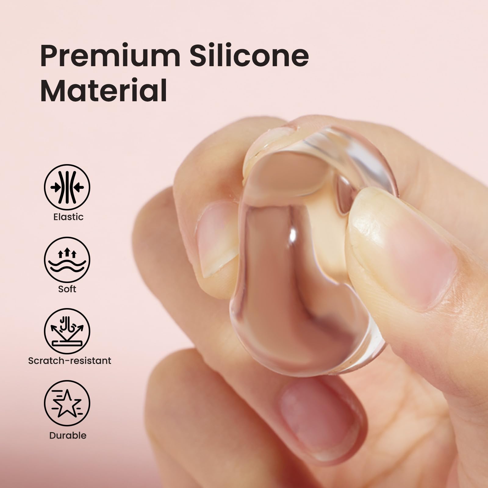Beetles stampers creating a French tip on a nail for quick professional results