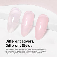 beetles fingertip swatch showing translucent nude pink ideal for natural manicures benefit