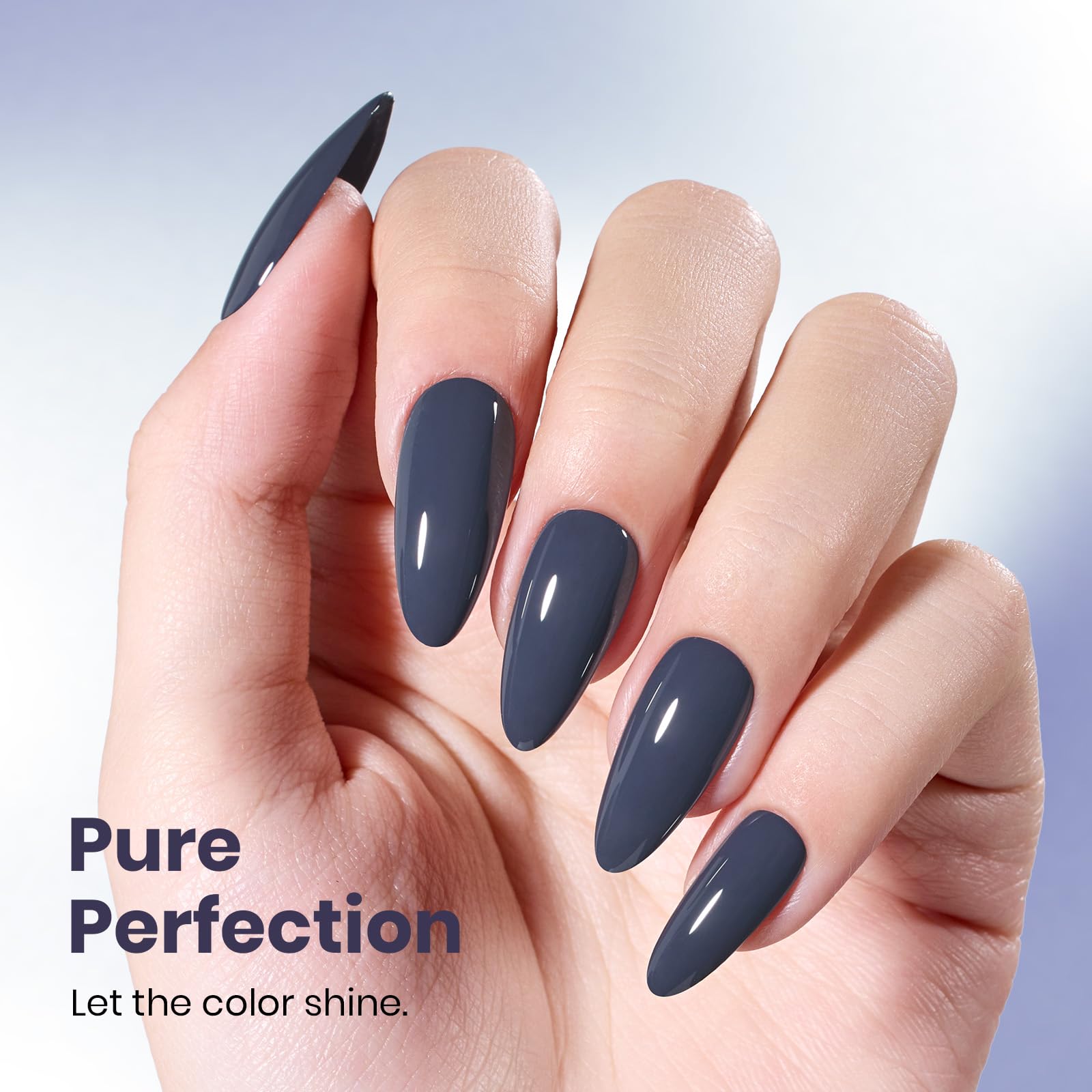 beetles nail swatch wheel showing crown navy blue dark grey shade options