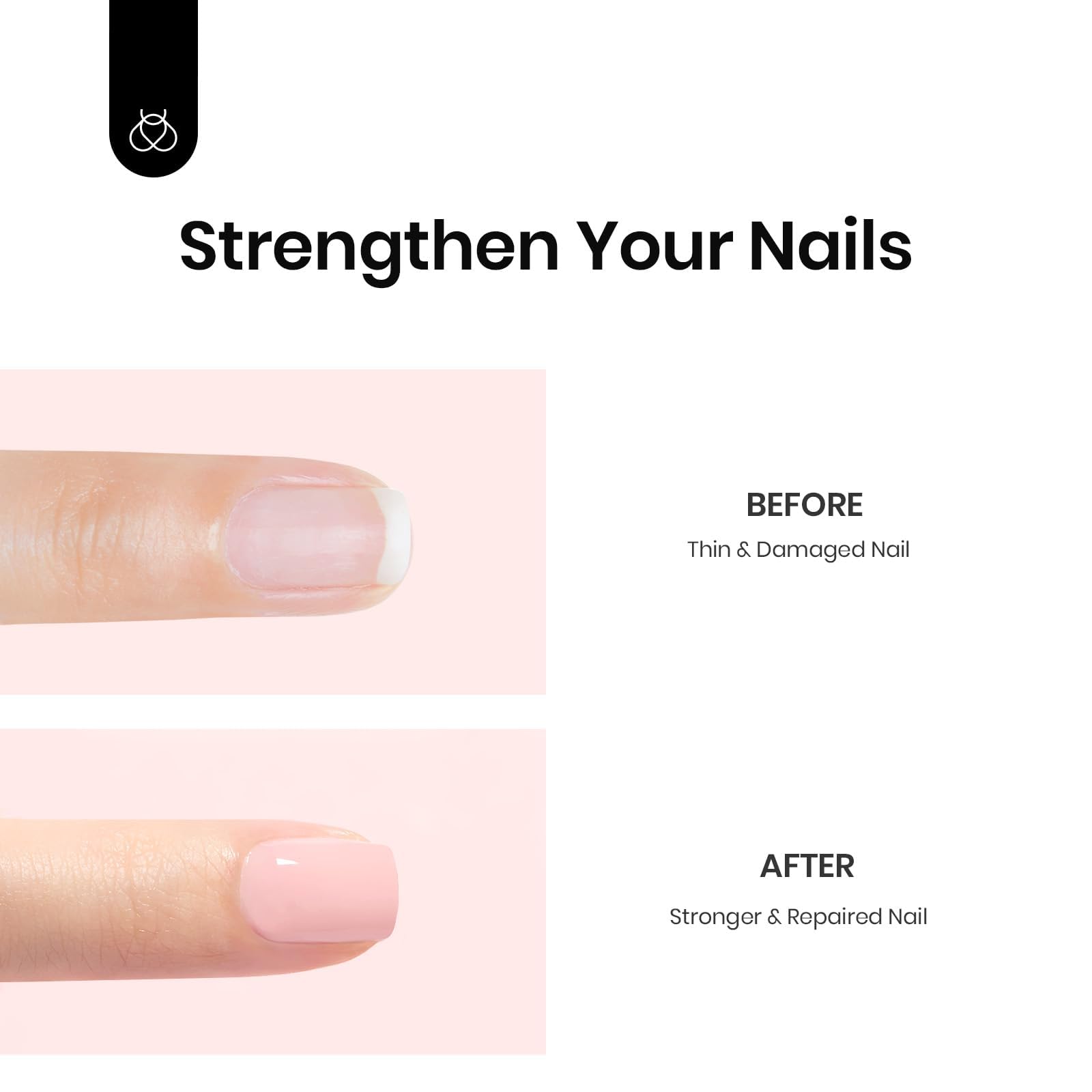 Beetles swatch strip with six sheer nude-pink shades illustrating wearable opacity