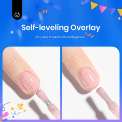 Beetles Gel Polish swatches on nail tips displaying nude, pink and glitter French benefits visible tone variety