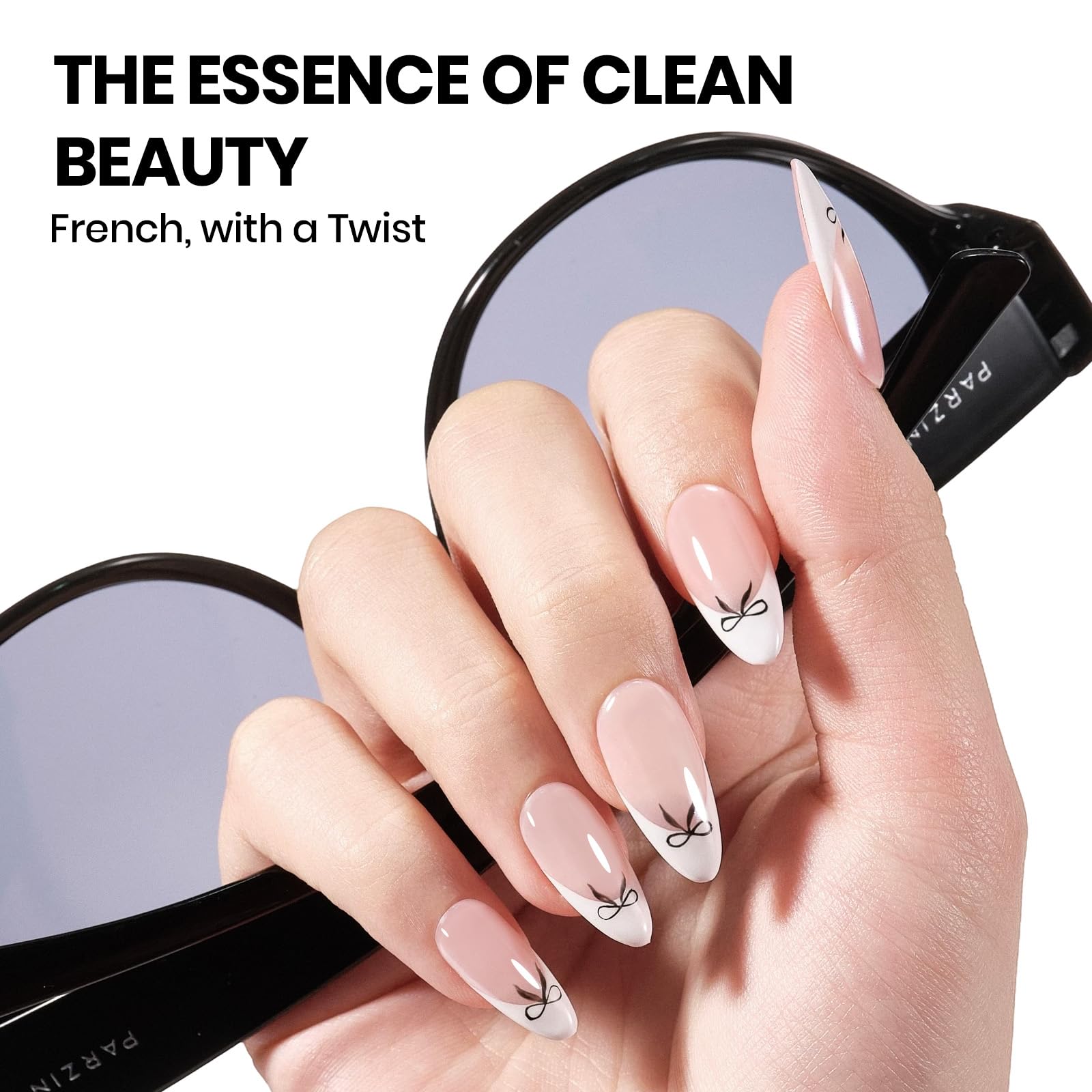 Beetles black gel polish texture close-up demonstrating deep pigment and glossy finish