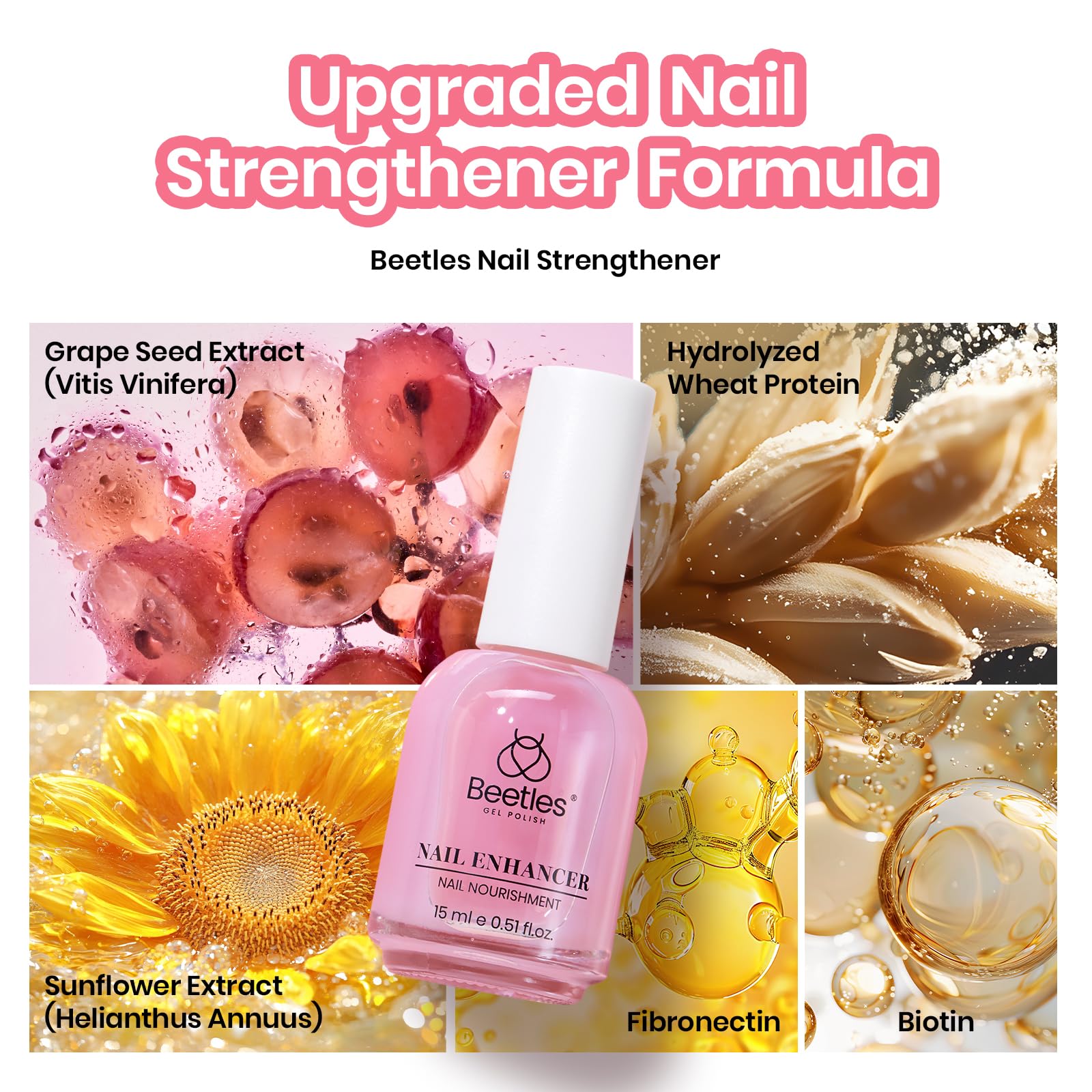 Beetles polish texture close-up showing smooth film for strengthened nails benefit