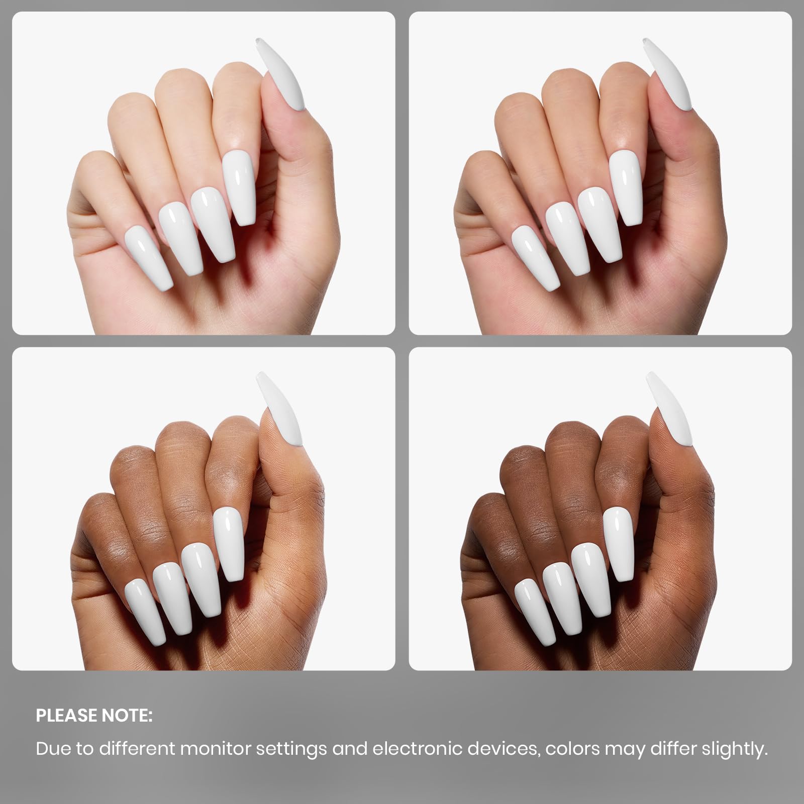 Beetles Gel Polish white gel texture close-up showing even coverage