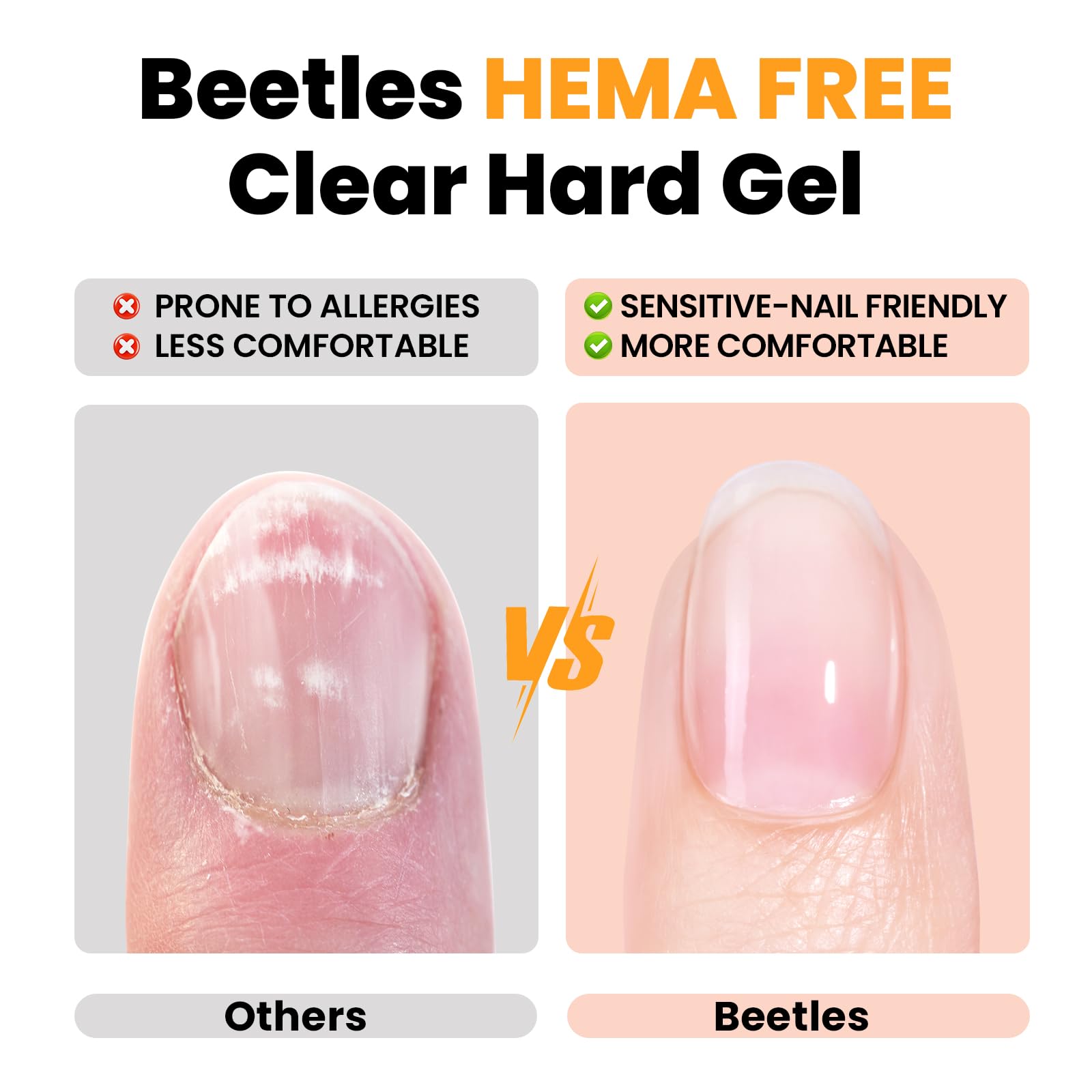 Beetles close-up texture highlighting glitter and smooth self-leveling finish benefit