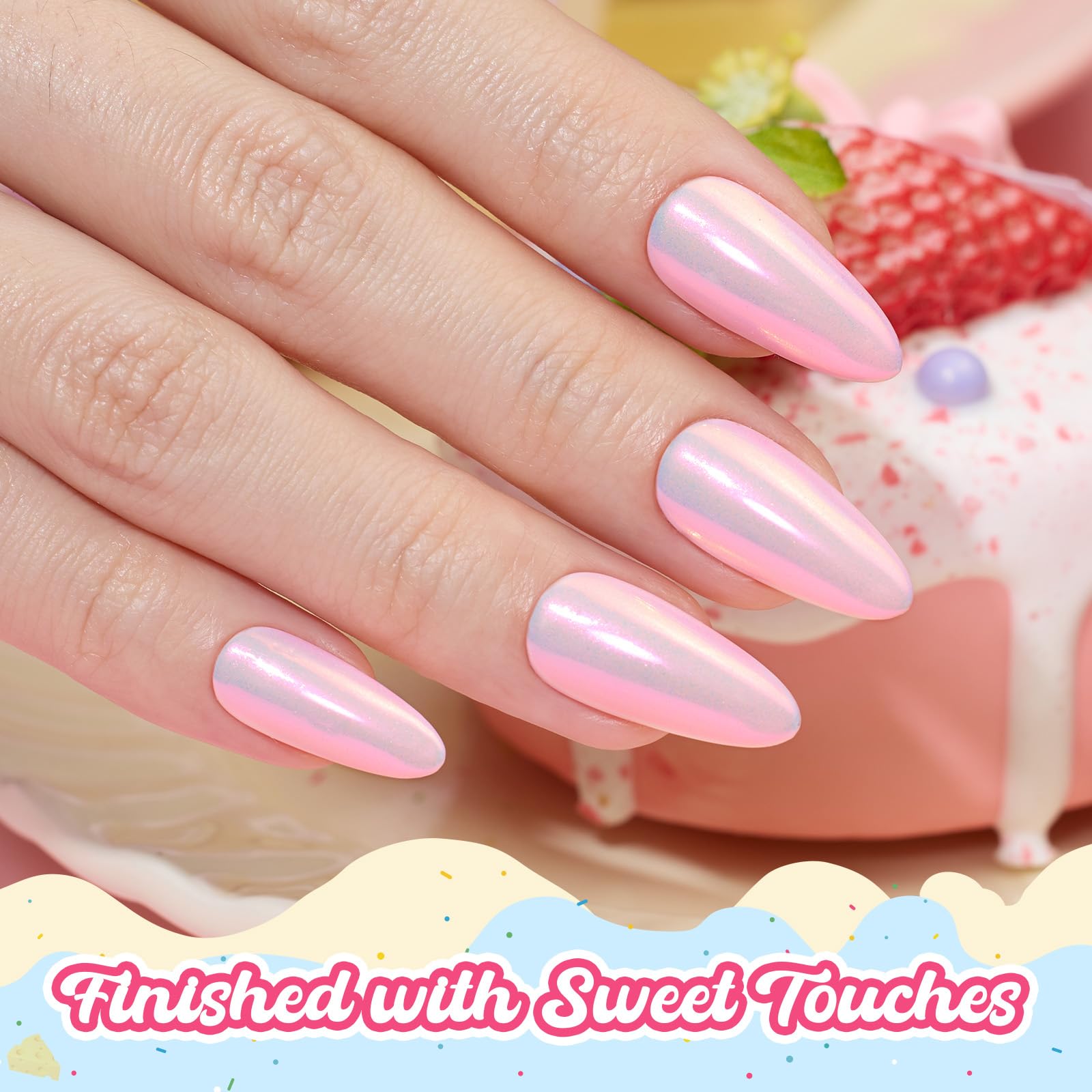beetles creamy milky pink swatch showing true color and opacity