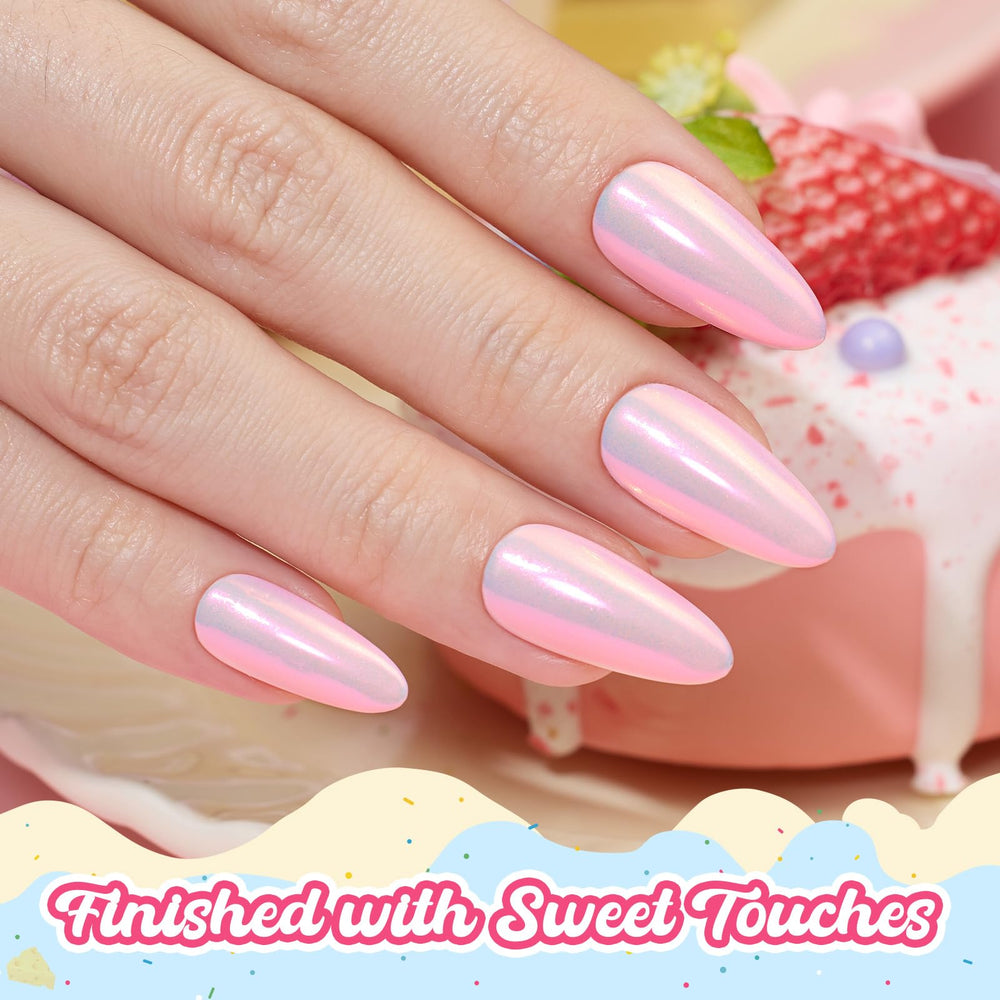 beetles creamy milky pink swatch showing true color and opacity