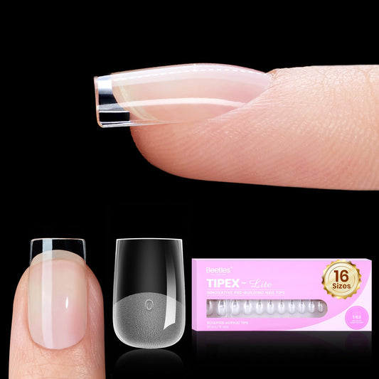 Beetles Gel Polish front packaging shows included 16 sizes, fast application benefit