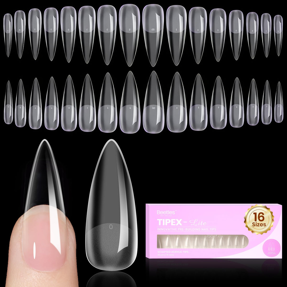 beetles tipex lite front packaging showing full set and sizes for quick selection