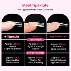 beetles tipex lite lifestyle manicure station in-use showing easy DIY salon application