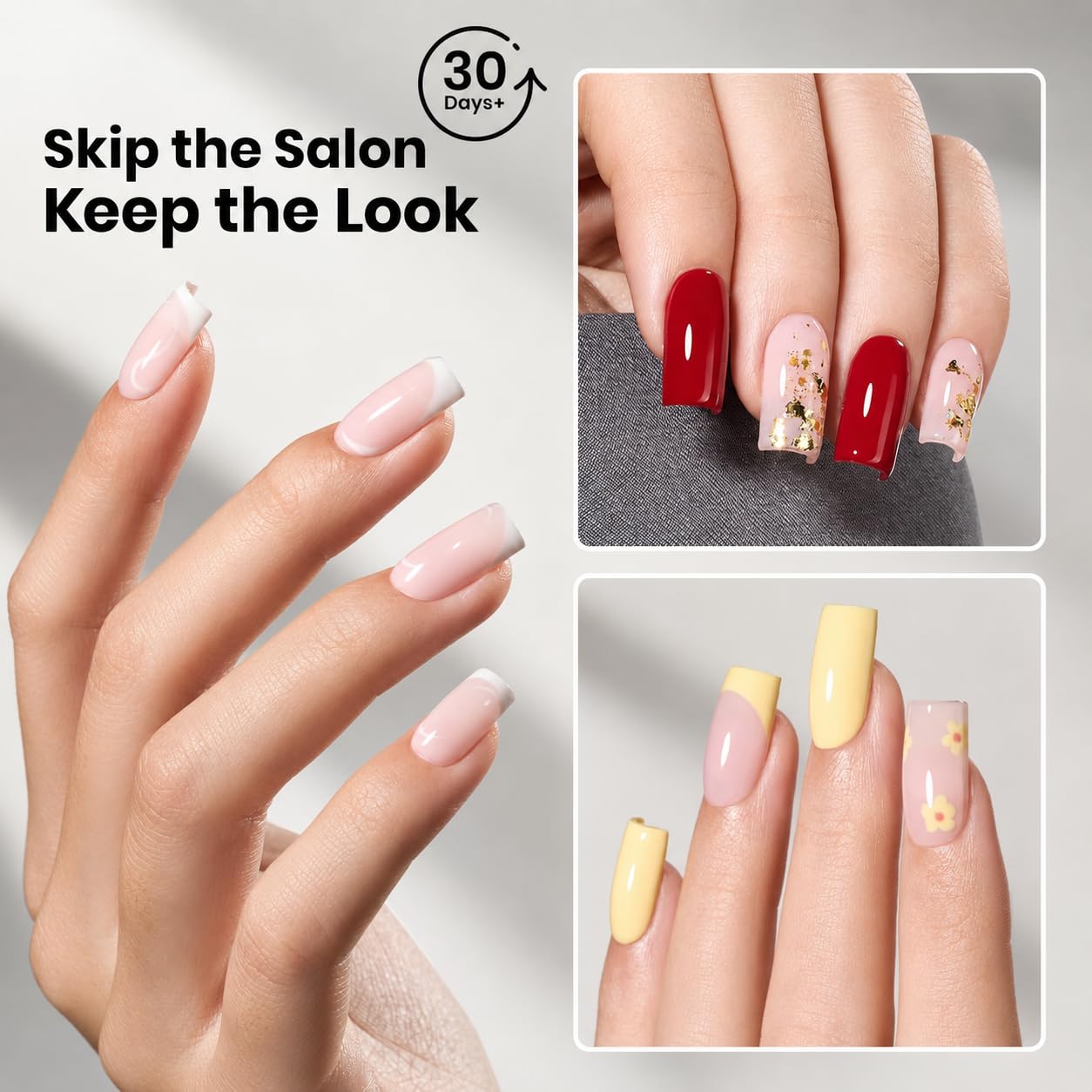 beetles Gel Polish close-up of a single tip highlighting smooth surface