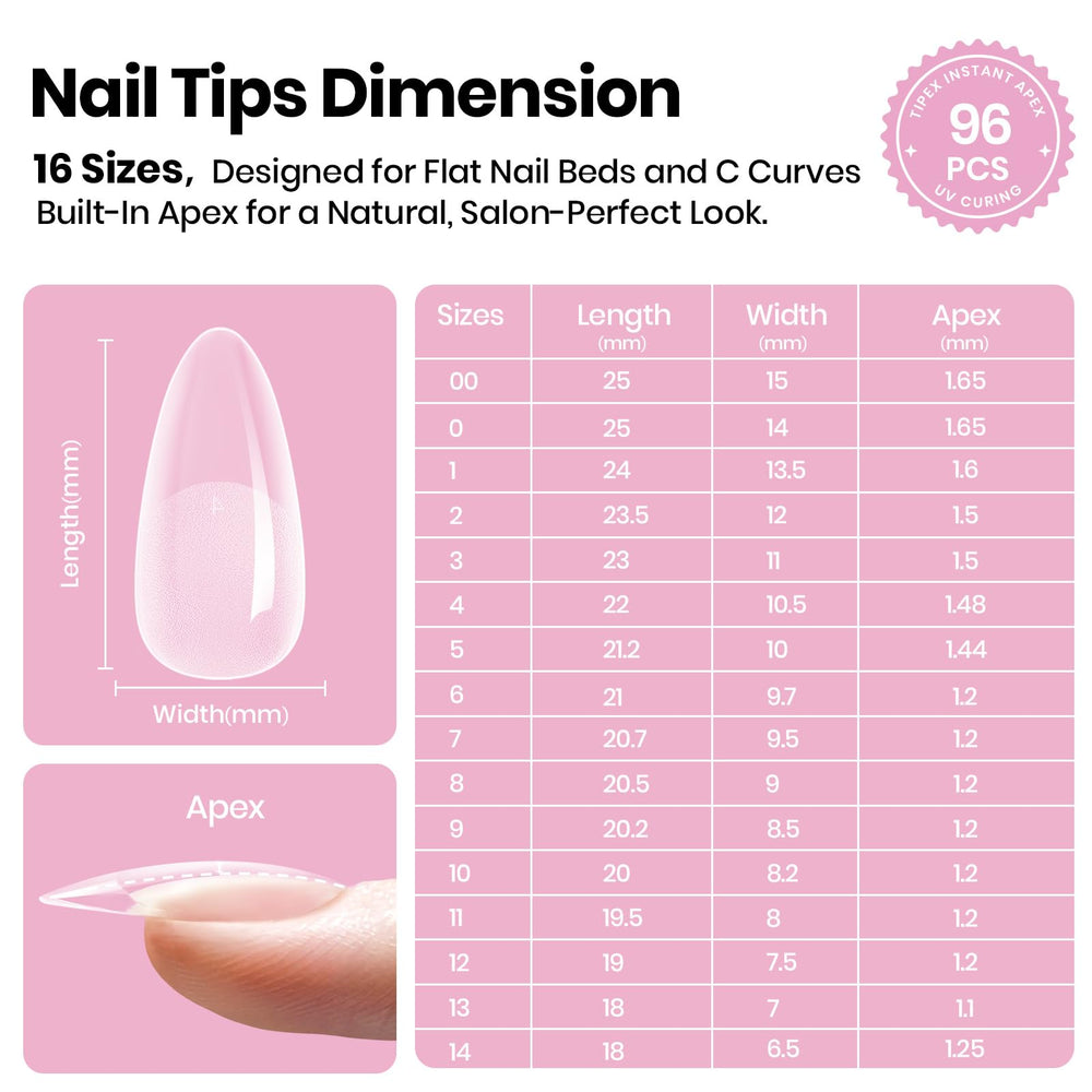 beetles Gel Polish finished gel polish on tip, displays salon-look durable finish