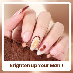 Beetles Gel Polish on manicured hands in lifestyle scene showcasing wearable elegance