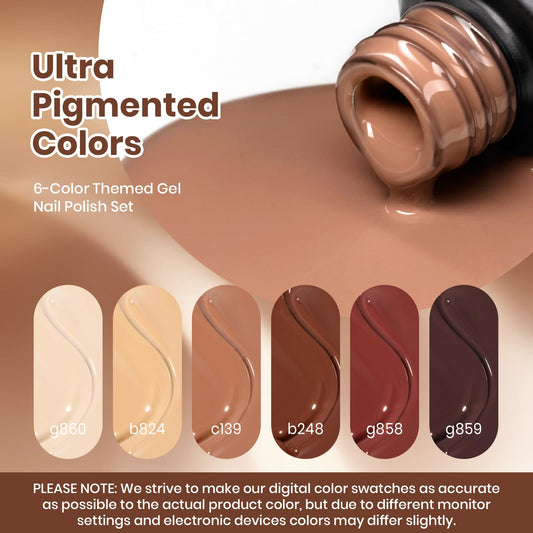 Beetles Gel Polish swatches on fan display illustrating shade range and coordination