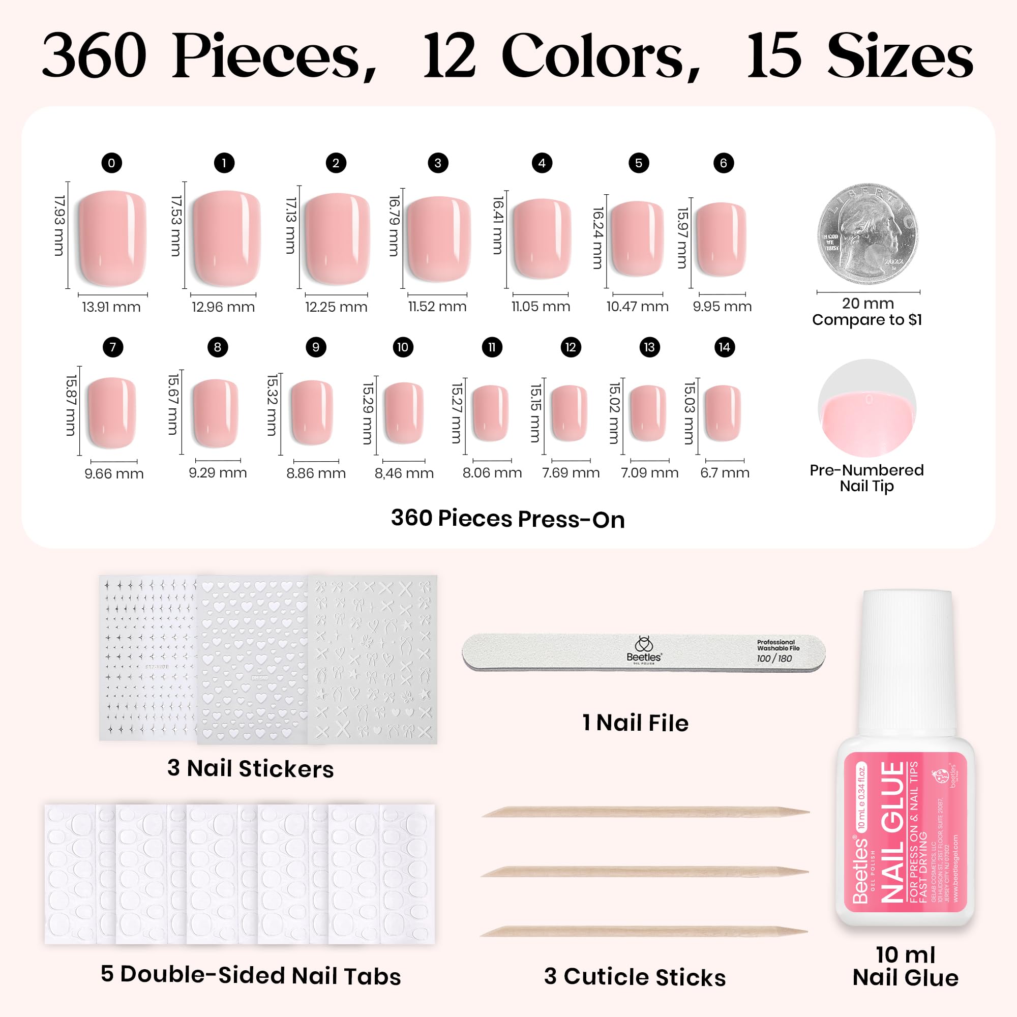 beetles tools and accessories laid out for easy DIY nail prep