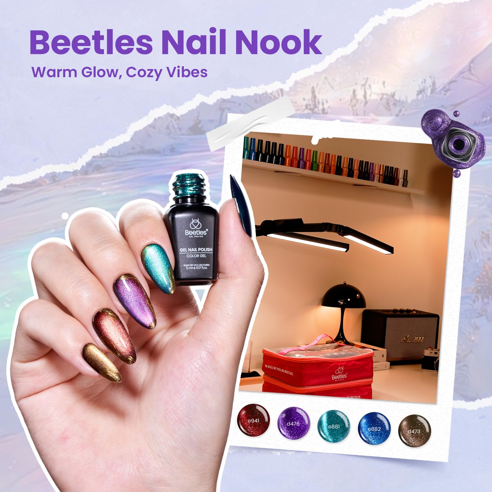 beetles included tools and storage bag for organized travel convenience