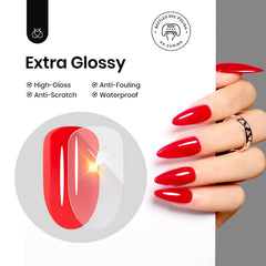 Beetles Gel Polish brush and cap close-up for smooth even application benefit
