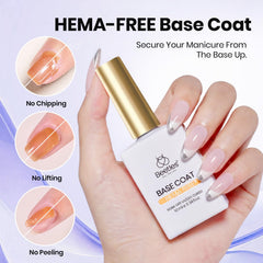 Beetles top coat gloss effect on nails showing high-shine protective finish benefit