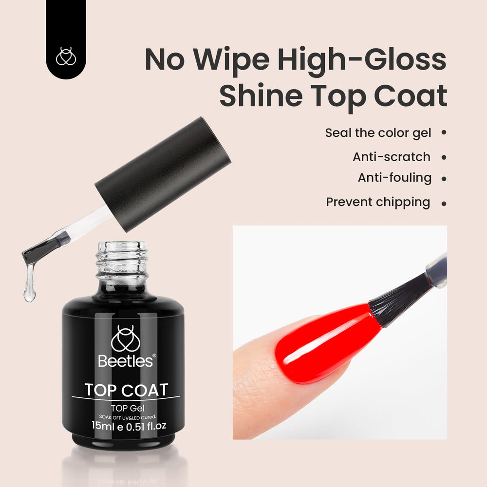 Beetles Gel Top Coat curing inside an LED lamp for fast, durable finish benefit