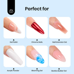 beetles in manicure scene showing salon-quality, low-odor use benefit
