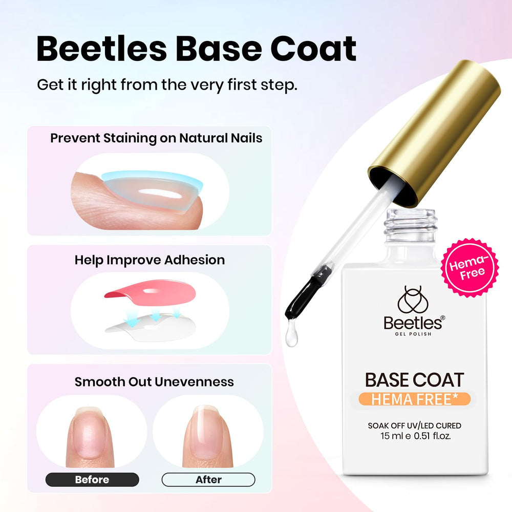 beetles glossy topcoat on finished nails highlighting high-shine durable finish
