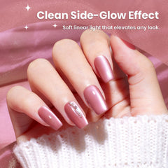 beetles set of nail swatches demonstrating color range and wearable rose tones benefit