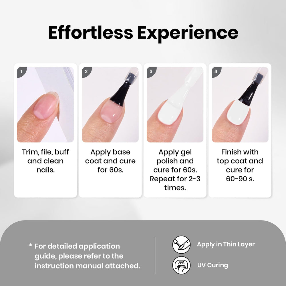 Beetles white gel label and ingredient panel for product information clarity