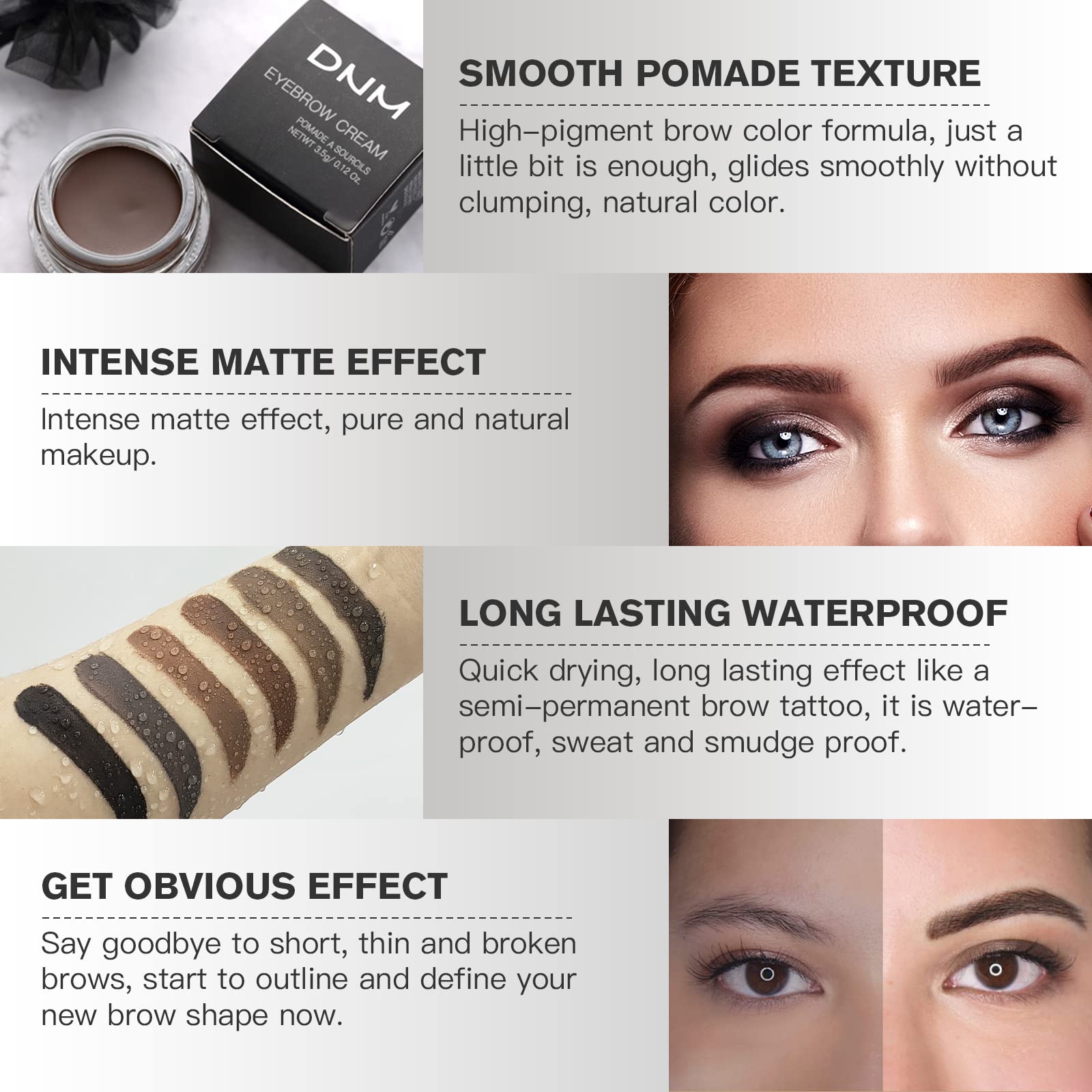 BEFIVECOK step-by-step application on brows for precise, natural results
