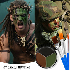 BEFIVECOK assorted brushes and stippling sponges showing precise application benefit