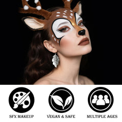BEFIVECOK metallic brown close-up highlighting shimmer for warm accents and realistic depth