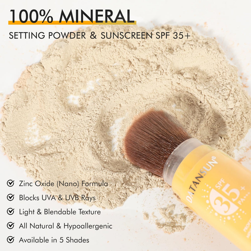 BEFIVECOK powder texture swatch demonstrating matte, oil-controlling finish