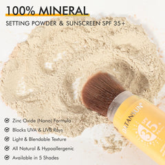 BEFIVECOK powder texture swatch demonstrating matte, oil-controlling finish
