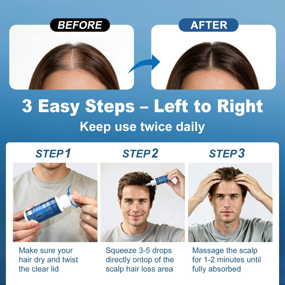BEHATMH beard application on jawline illustrating fuller appearance benefit