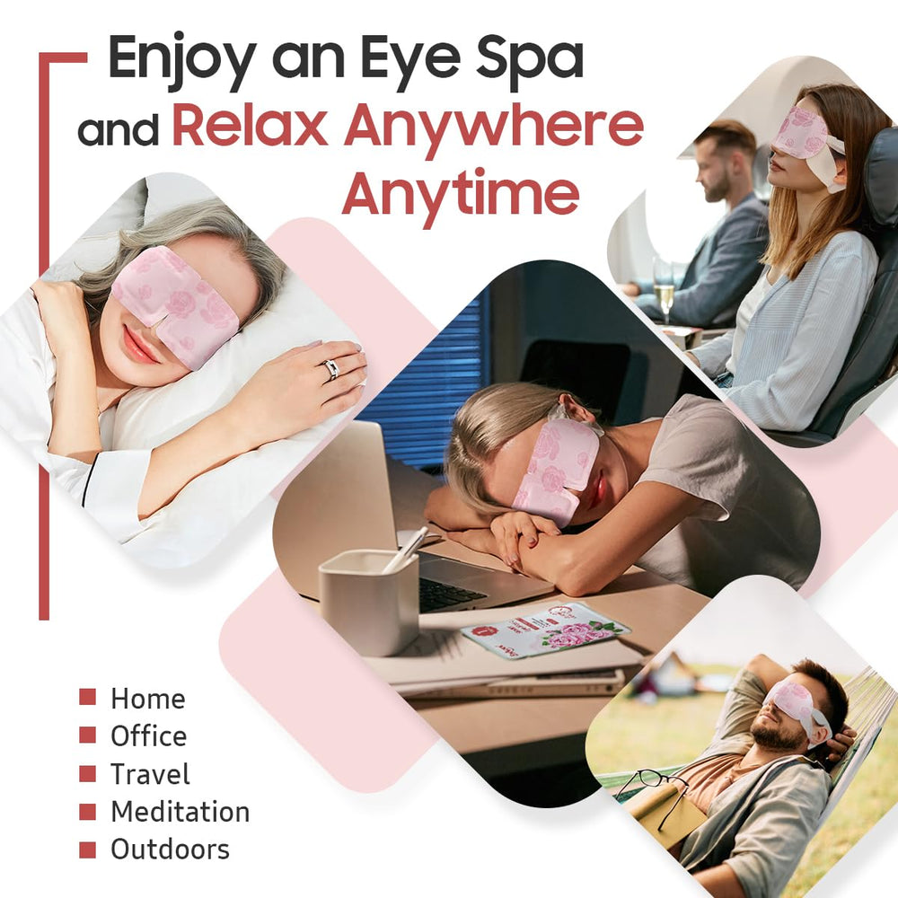 BeHoomi masks in a travel pouch showing on-the-go relaxation