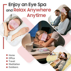 BeHoomi masks in a travel pouch showing on-the-go relaxation
