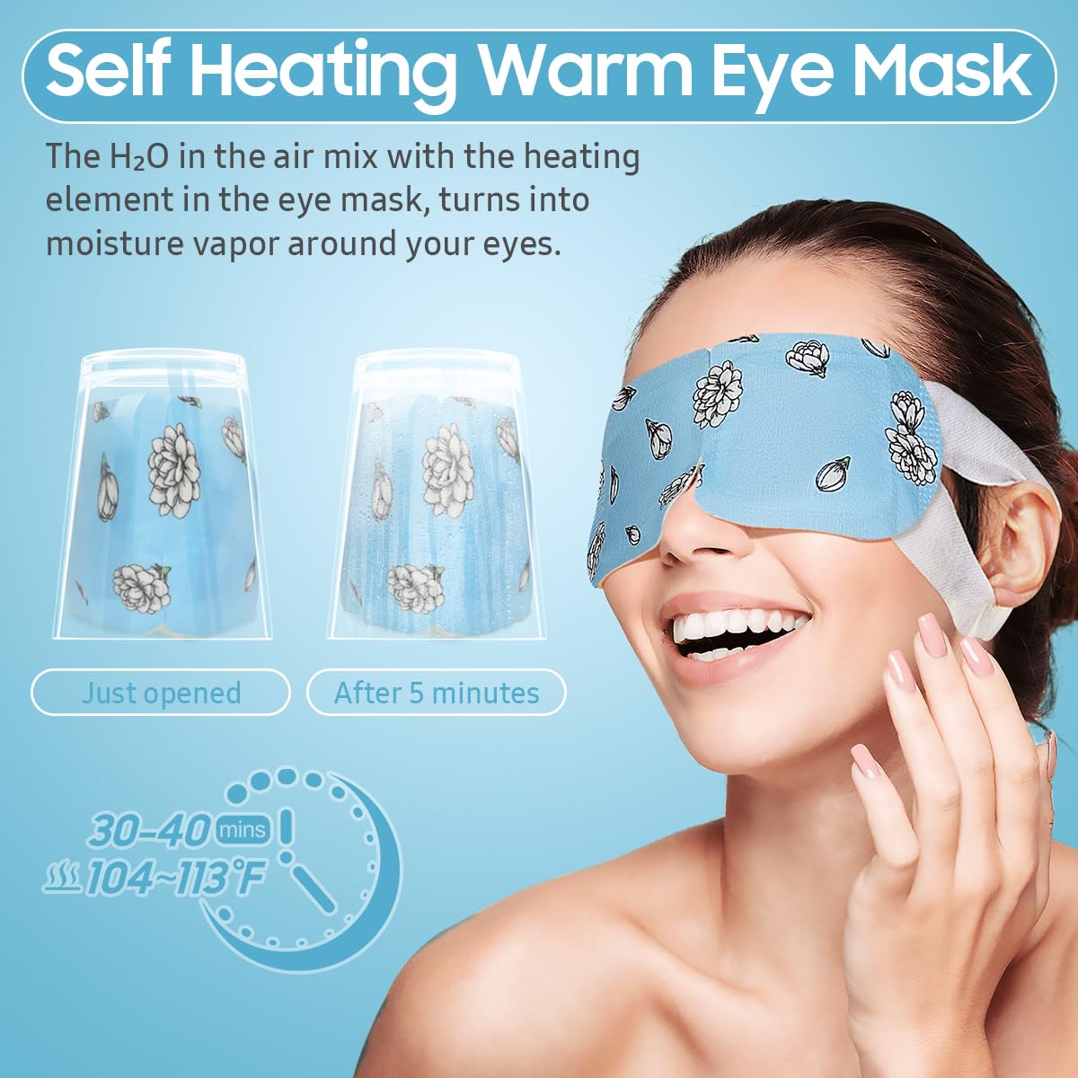 BeHoomi product label close-up showing hypoallergenic and heat range